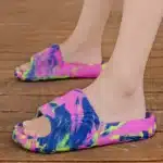 Pantoufles Été Légères Bicolores Mixtes 2