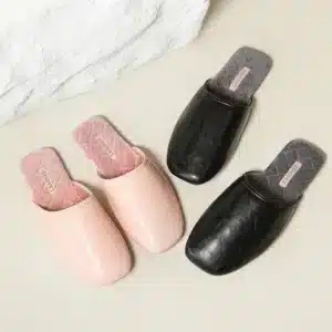 Pantoufles Mules Cuir 2