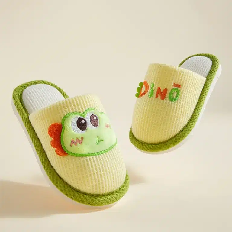 Pantoufles En Lin Pour Enfant Animaux 2