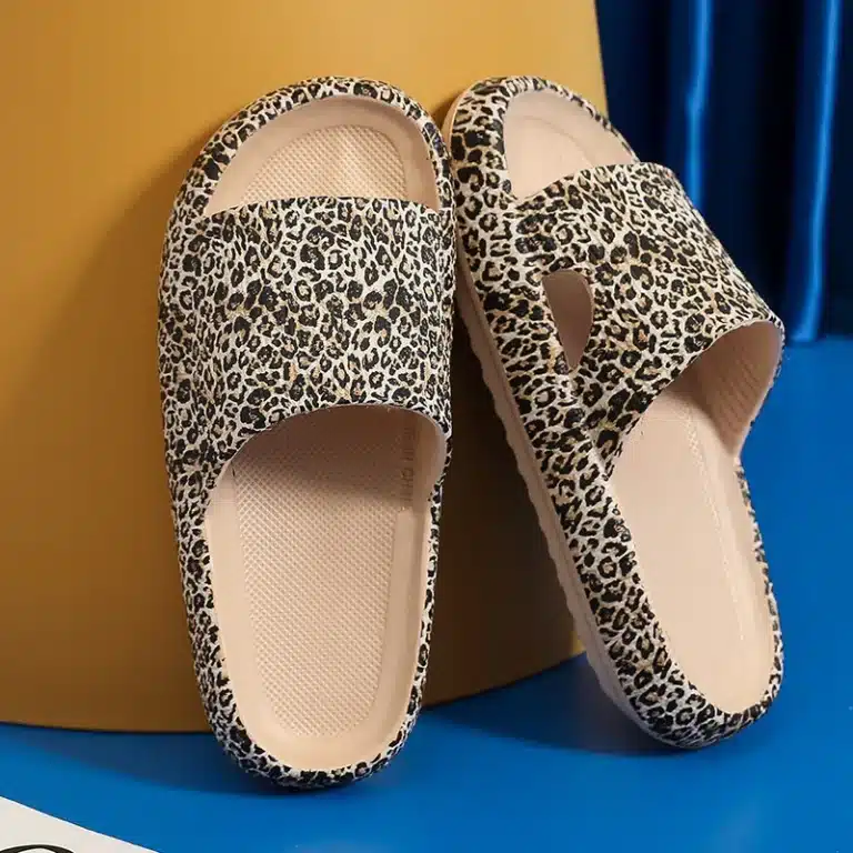 Claquettes Léopard Confort Femme 2