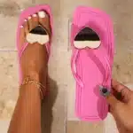 Tongs Cœur Miroir Femme 1