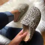 Chaussons Sabots Imprimé Léopard 1