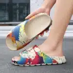 Pantoufles 2025 nouveau Style d'été décontracté maison antidérapant sport hommes vêtements chauds sandales de plage 4