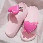 Claquettes Cœur 3D 2