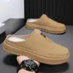 Chaussons Mules Fermeture Zip Homme 3