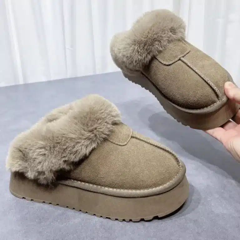Chaussons Fourrure Cocooning 5