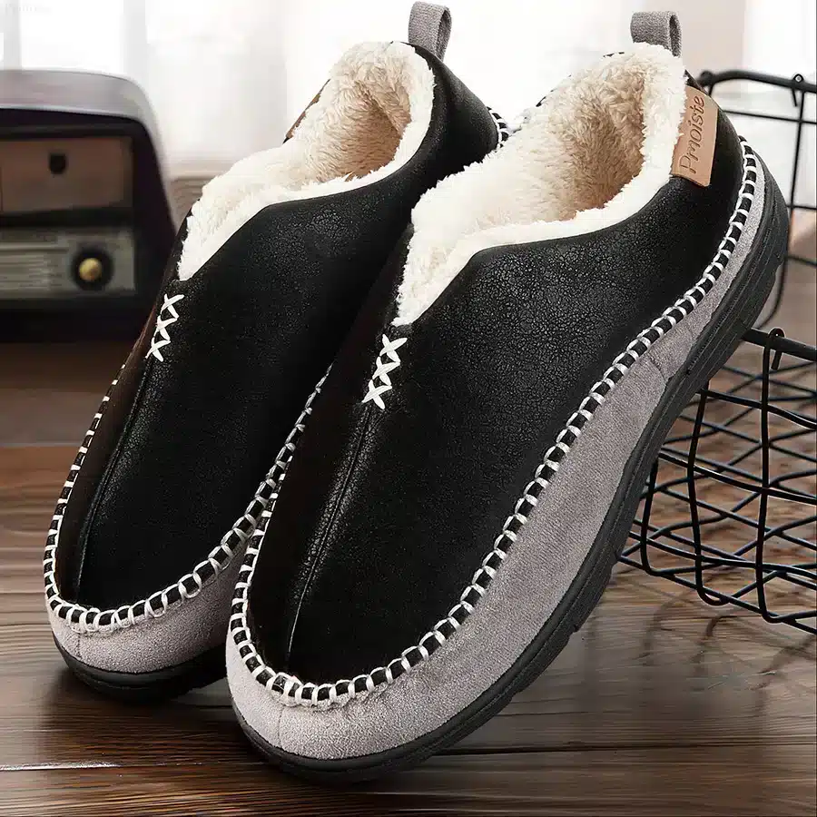 Chaussons homme chauds